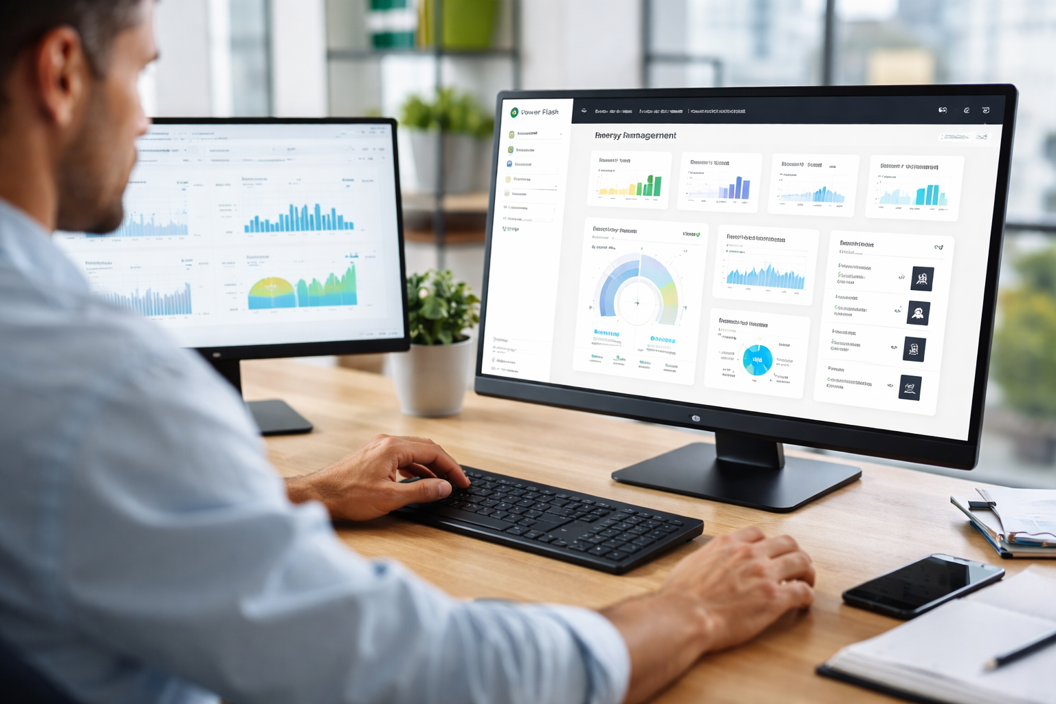 black and white usb cable plugged in black device